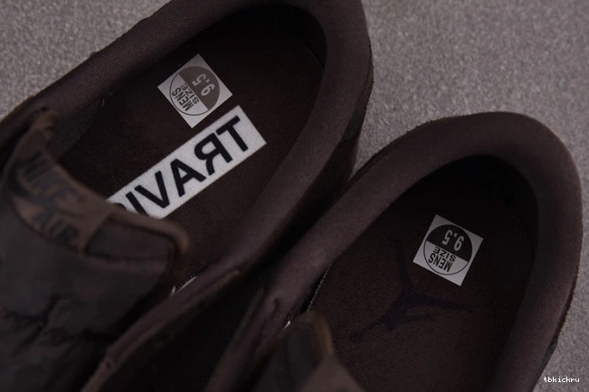 Cheap TBkick Travis Low Scott DM7866-202 x OG Air 1 Velvet Brown Jordan 0722